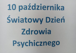 DZIEŃ ZDROWIA PSYCHICZNEGO